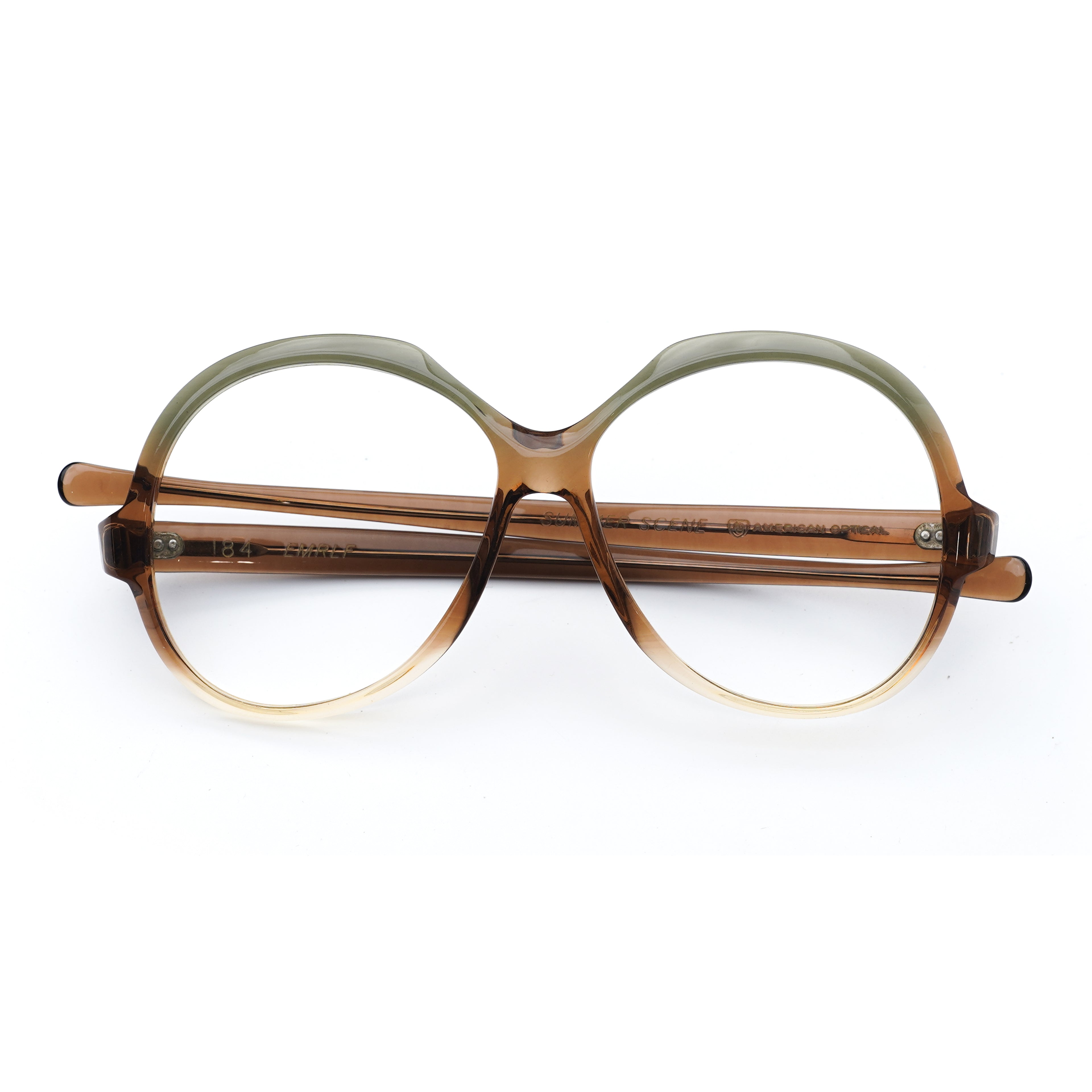 AO AMERICAN OPTICAL MODEL 184 SUMMER SCENE EMRALD FADE