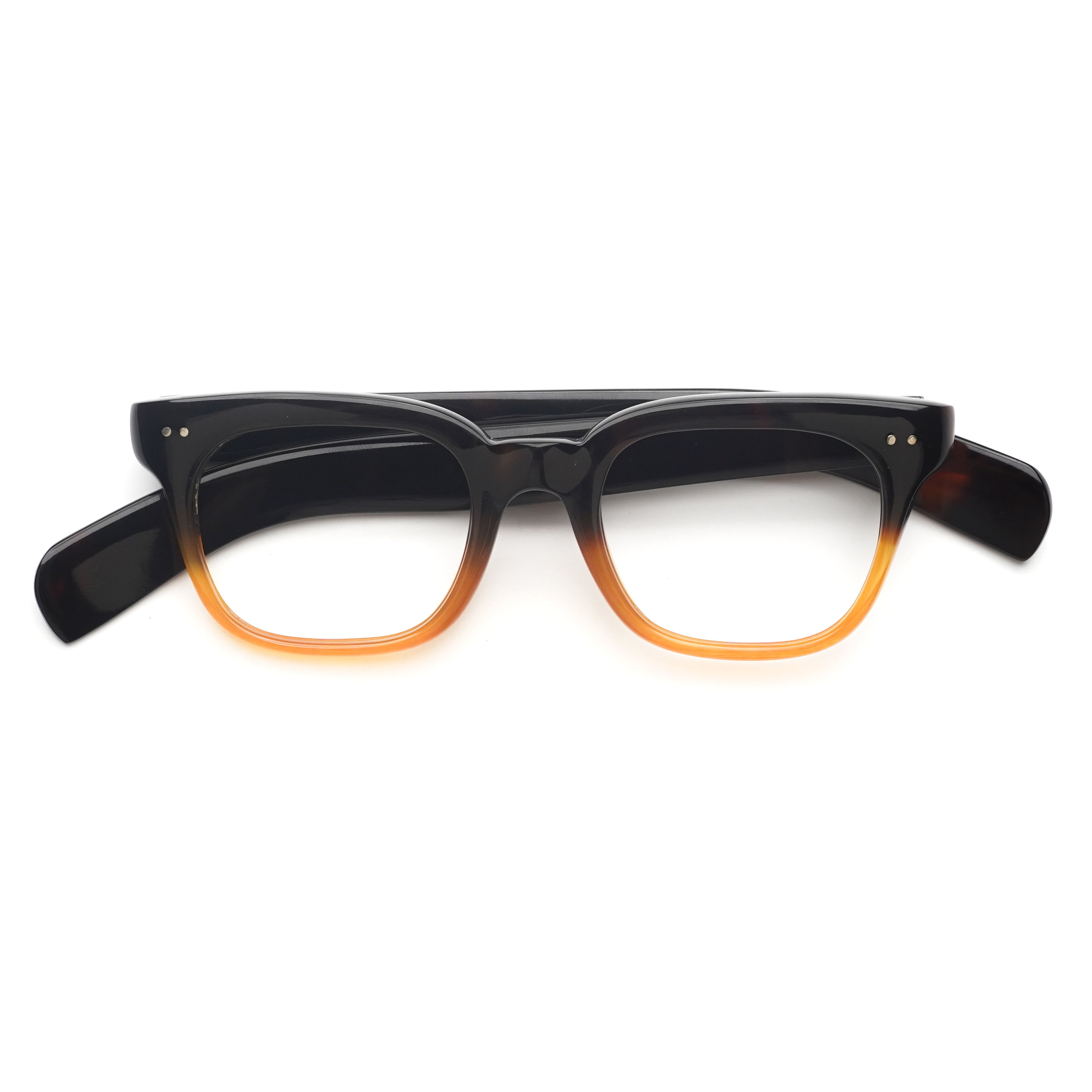 1970's Rare Vintage Two tone Tortoise shell Japanese Handmade