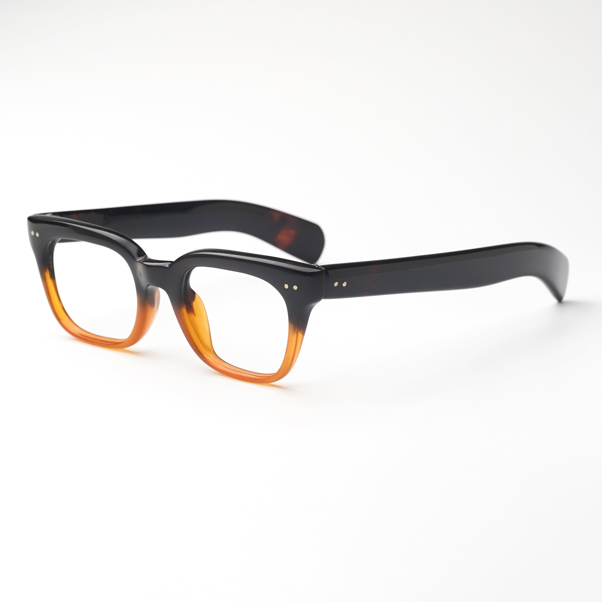1970's Rare Vintage Two tone Tortoise shell Japanese Handmade