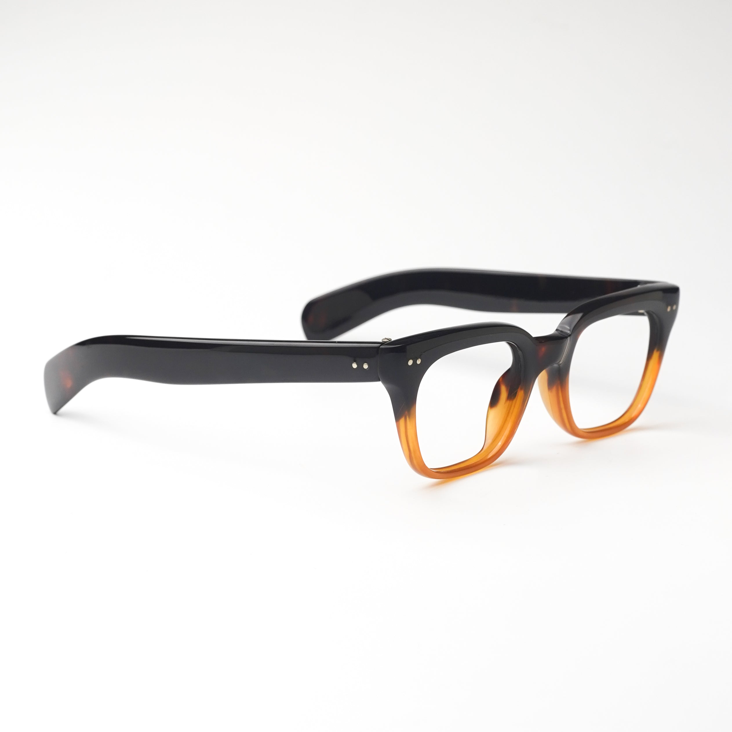 1970's Rare Vintage Two tone Tortoise shell Japanese Handmade