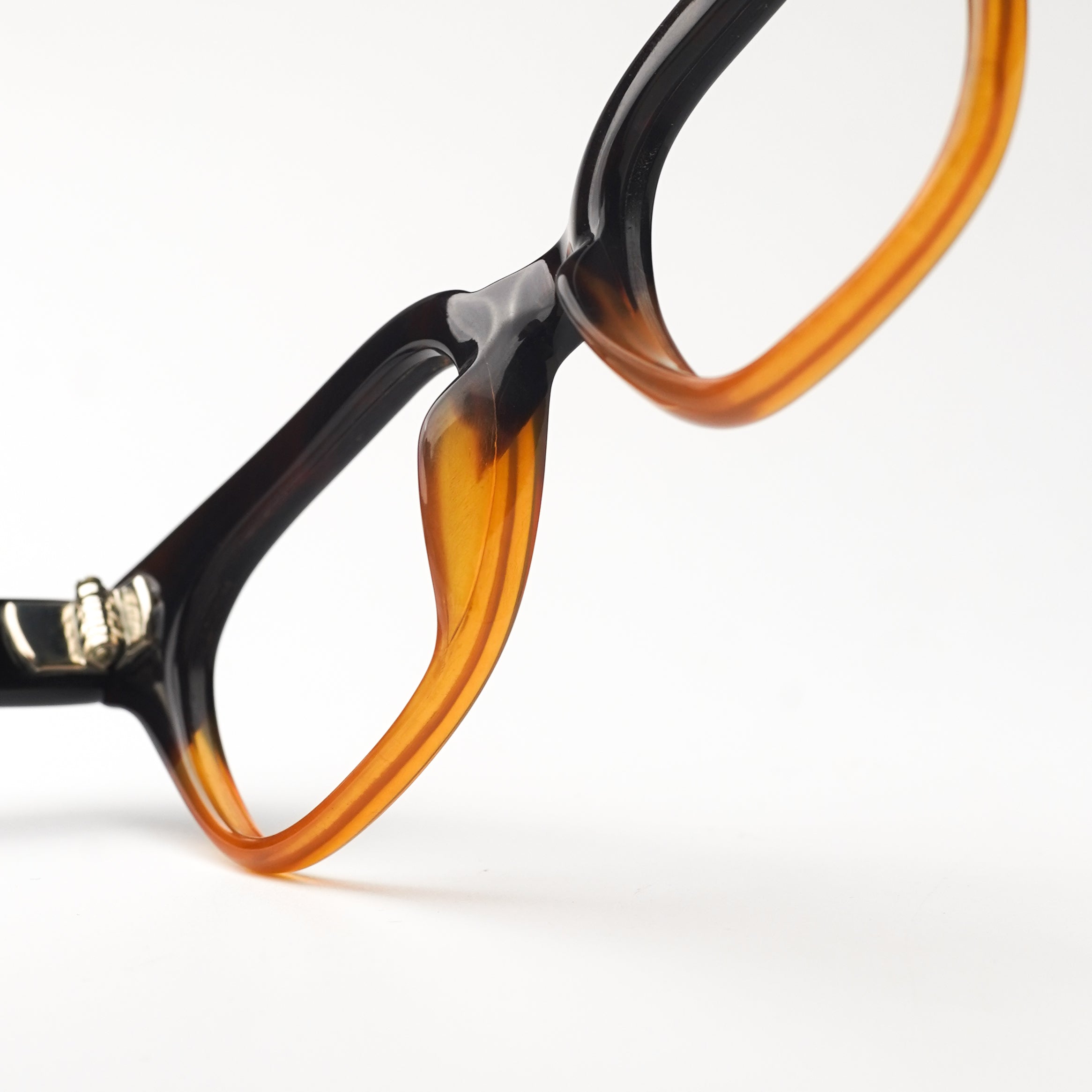 1970's Rare Vintage Two tone Tortoise shell Japanese Handmade