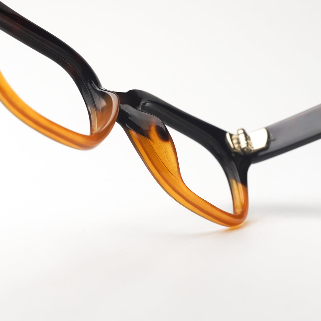 1970's Rare Vintage Two tone Tortoise shell Japanese Handmade
