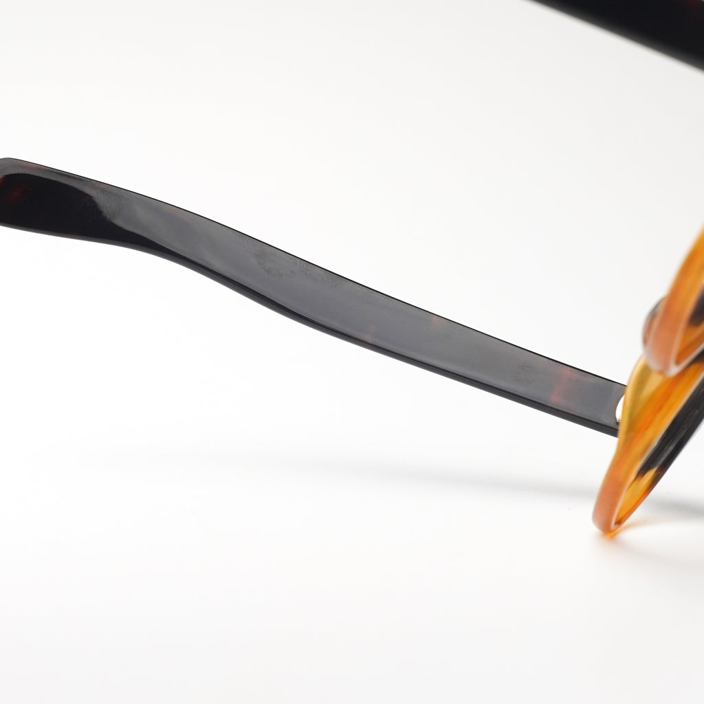 1970's Rare Vintage Two tone Tortoise shell Japanese Handmade