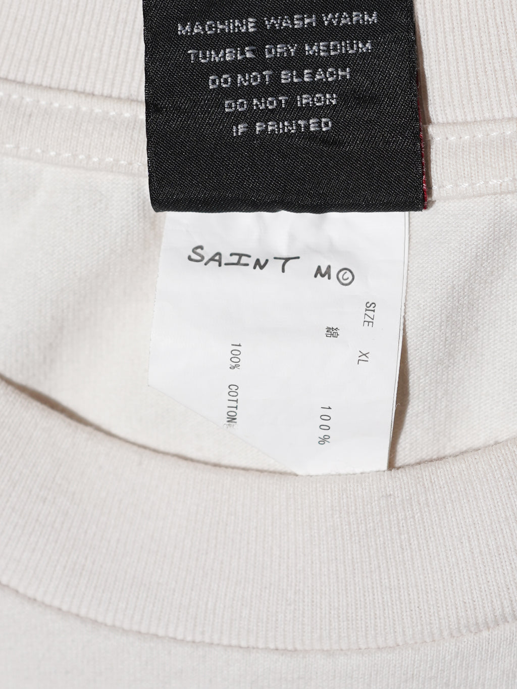 Saint Michael x Takashi Murakami Graffiti Print Vintage T-shirt